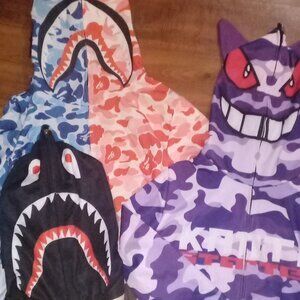 Bathing ape hoodie bundle